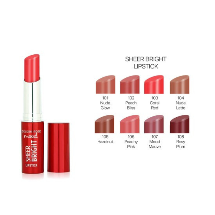 رژ sheer bright گلدن رز 💄